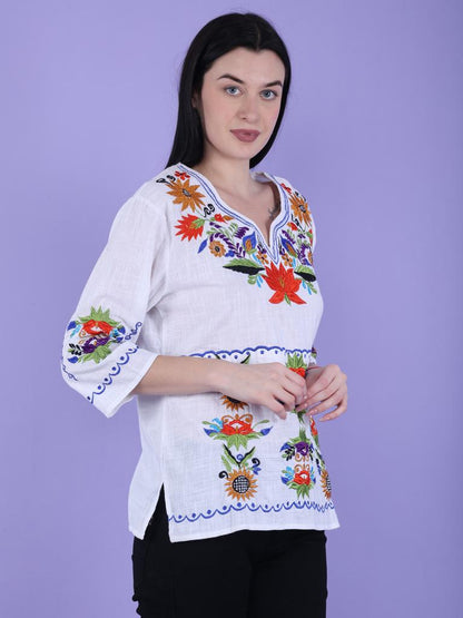 Embroidered Top