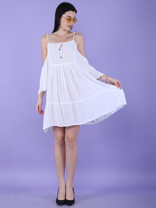 A-Line Cotton Mini Dress