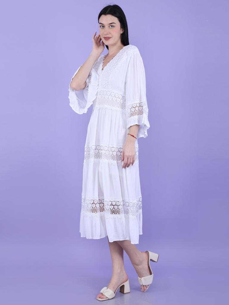 Cotton Midi Dress