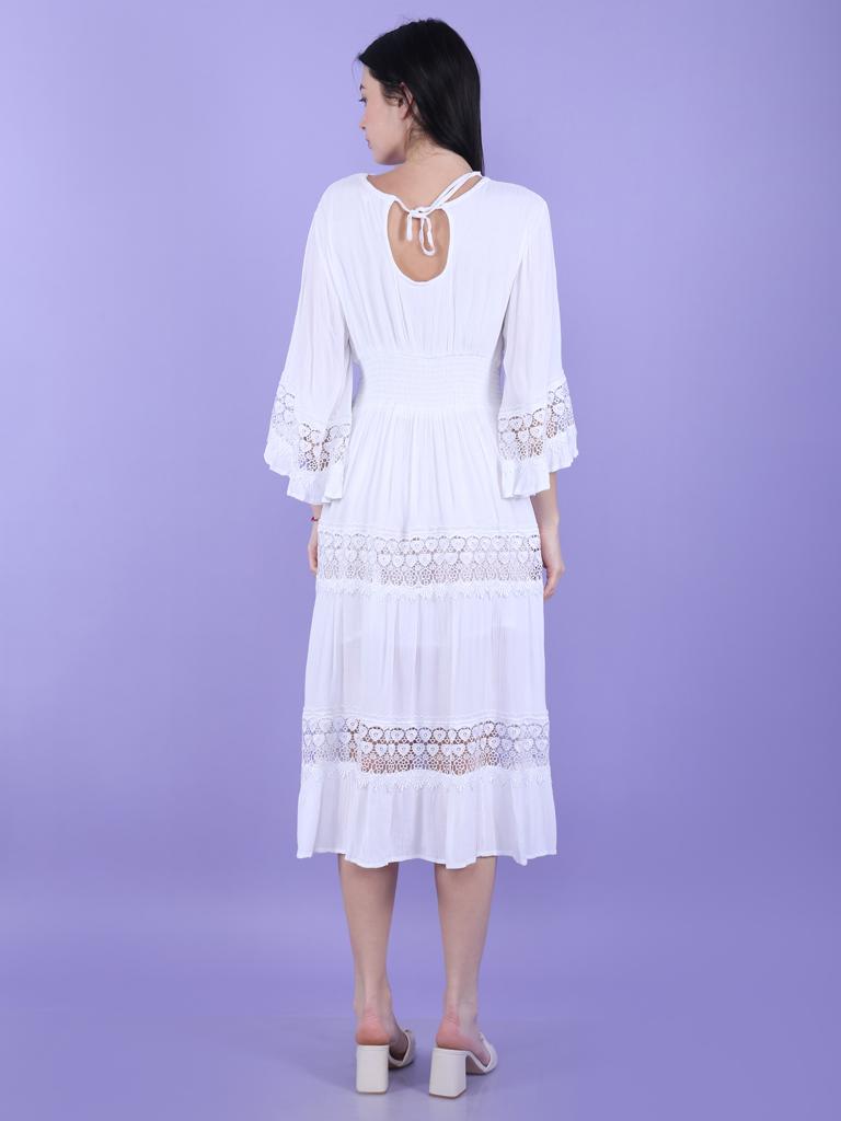 Cotton Midi Dress