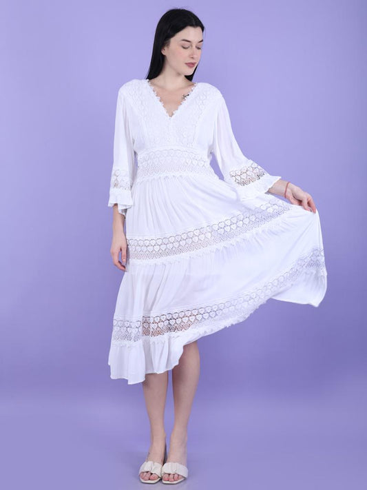 Cotton Midi Dress